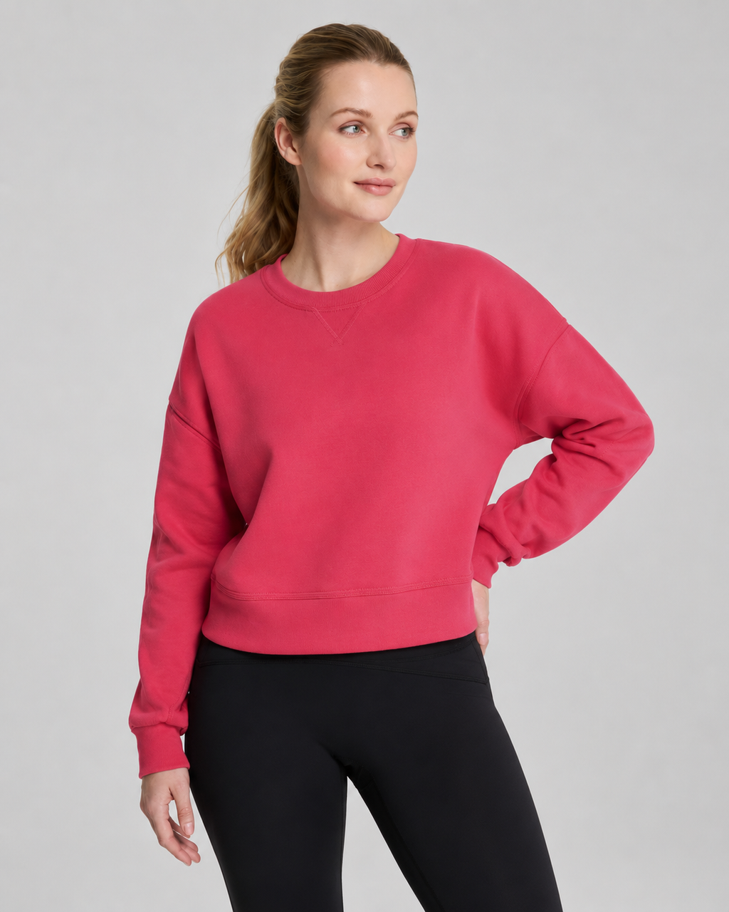 Cotton Fleece Crewneck