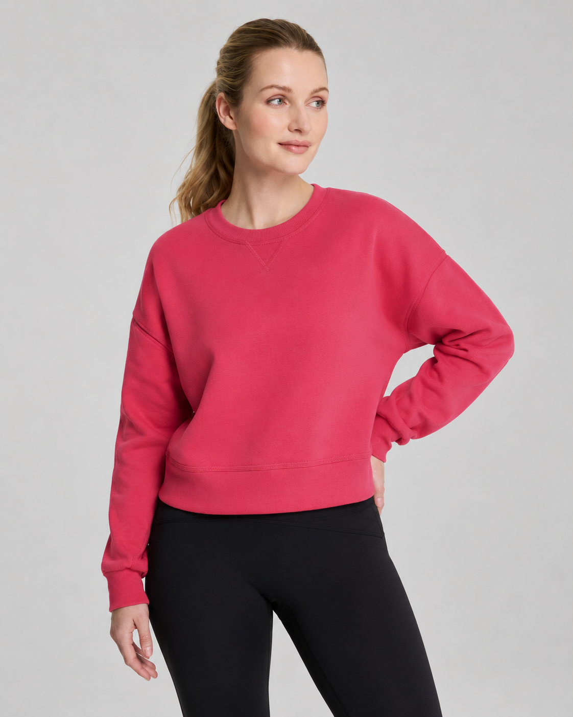 Cotton Fleece Crewneck