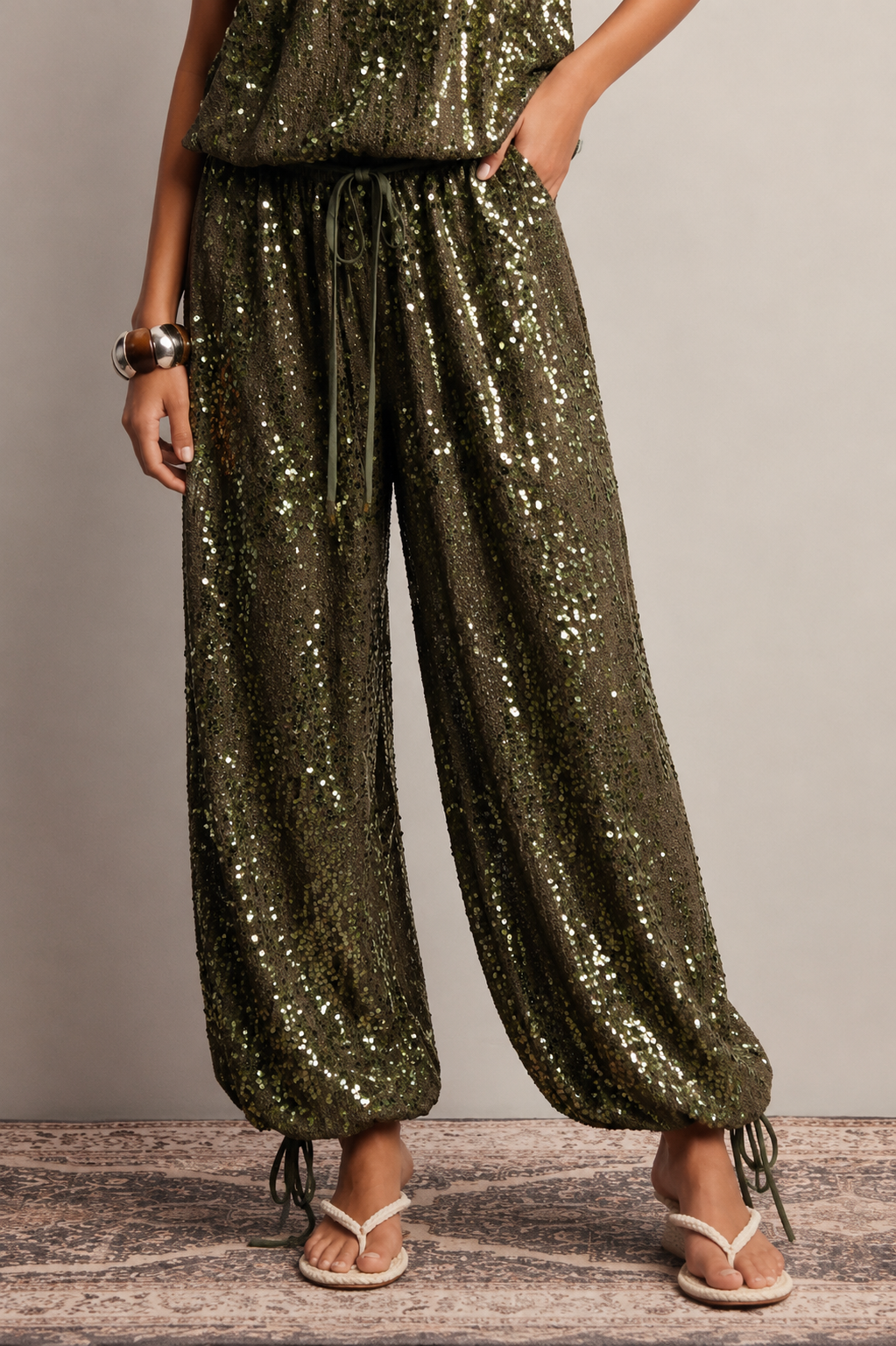 Sequin Bubble Pants