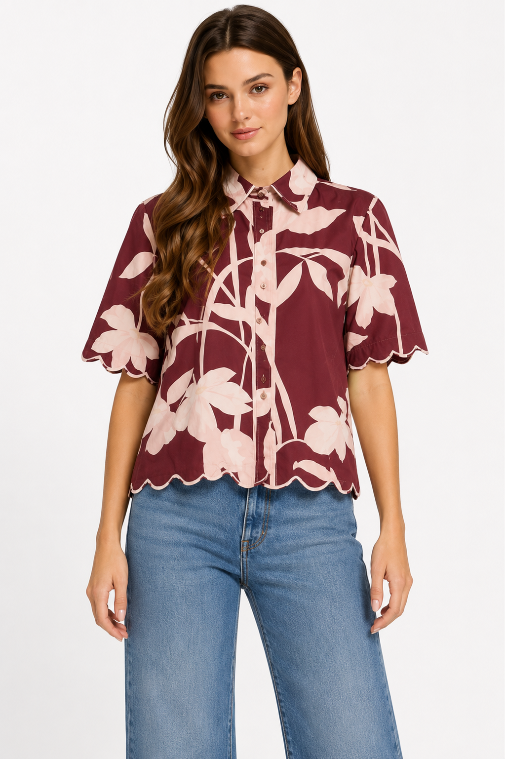 Corinne Floral Button Shirt