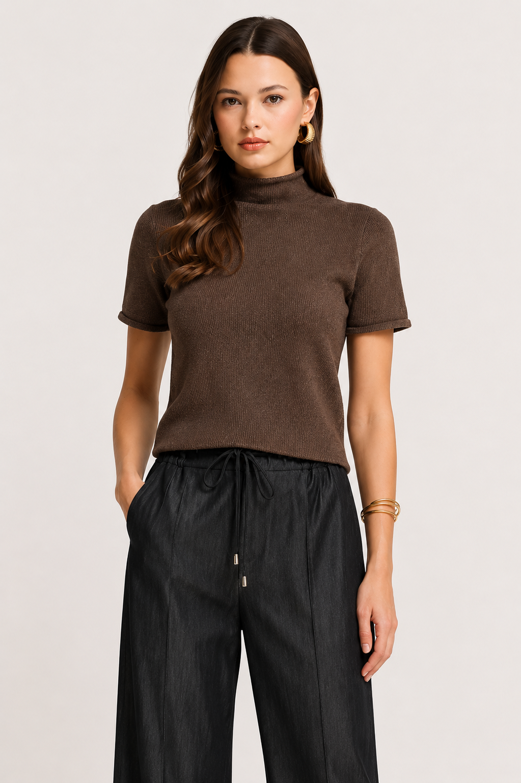Fracy Mock Neck Top