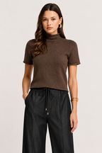 Fracy Mock Neck Top