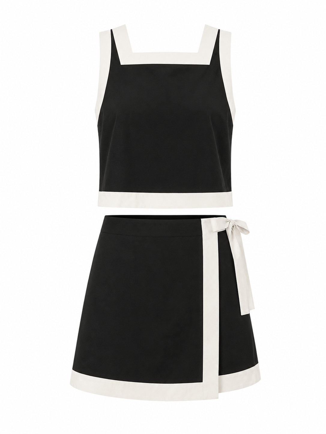 Opal Contrast Trim Top