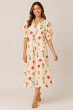 Vivienne Wildflower Midi Dress