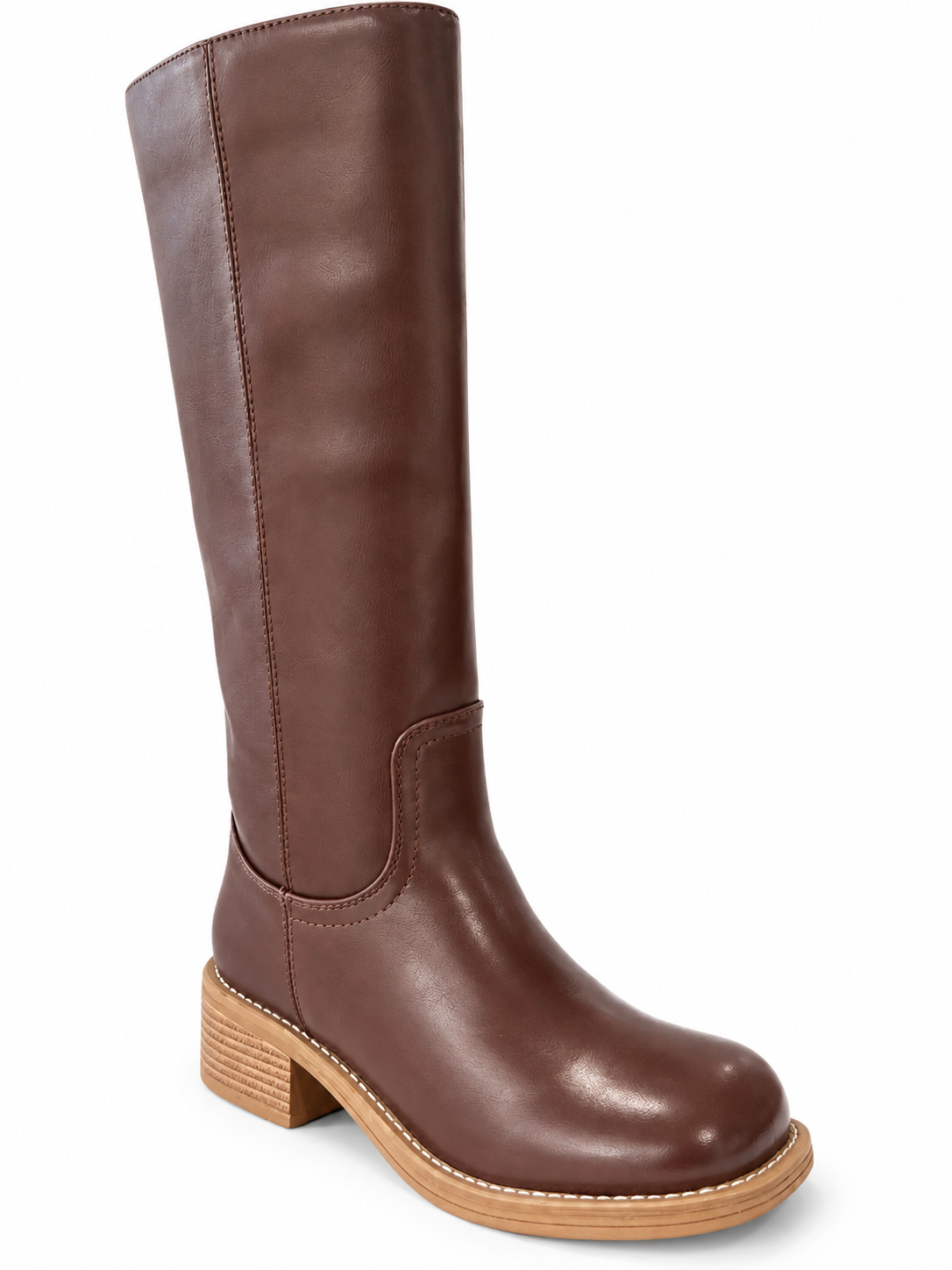 Ivy Tall Riding Boots with Block Heels