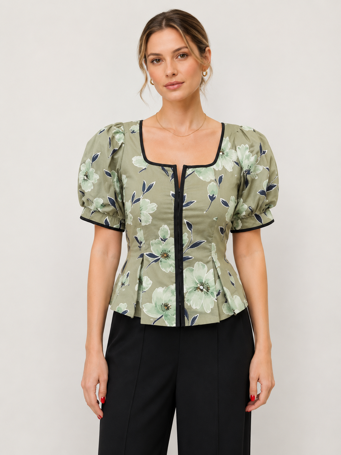 Clarissa Garden Square Top
