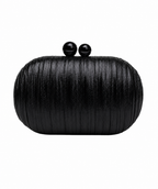 Kiss Lock Metallic Oval Clutches
