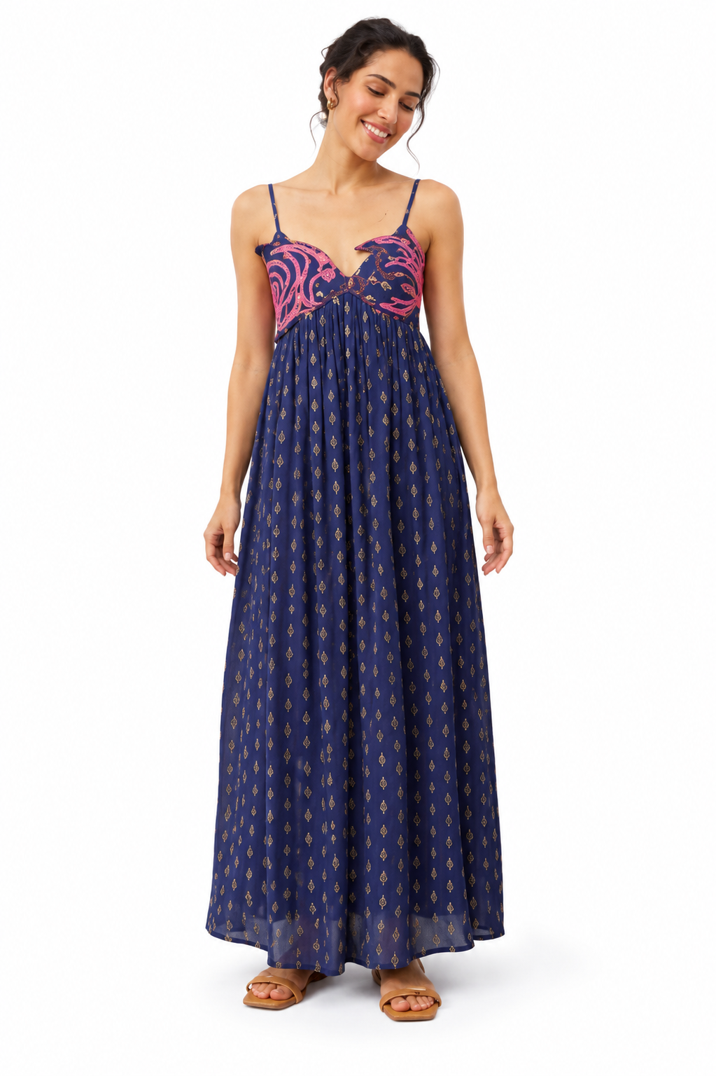 Bowfin Fish Embellished Lurex Dress