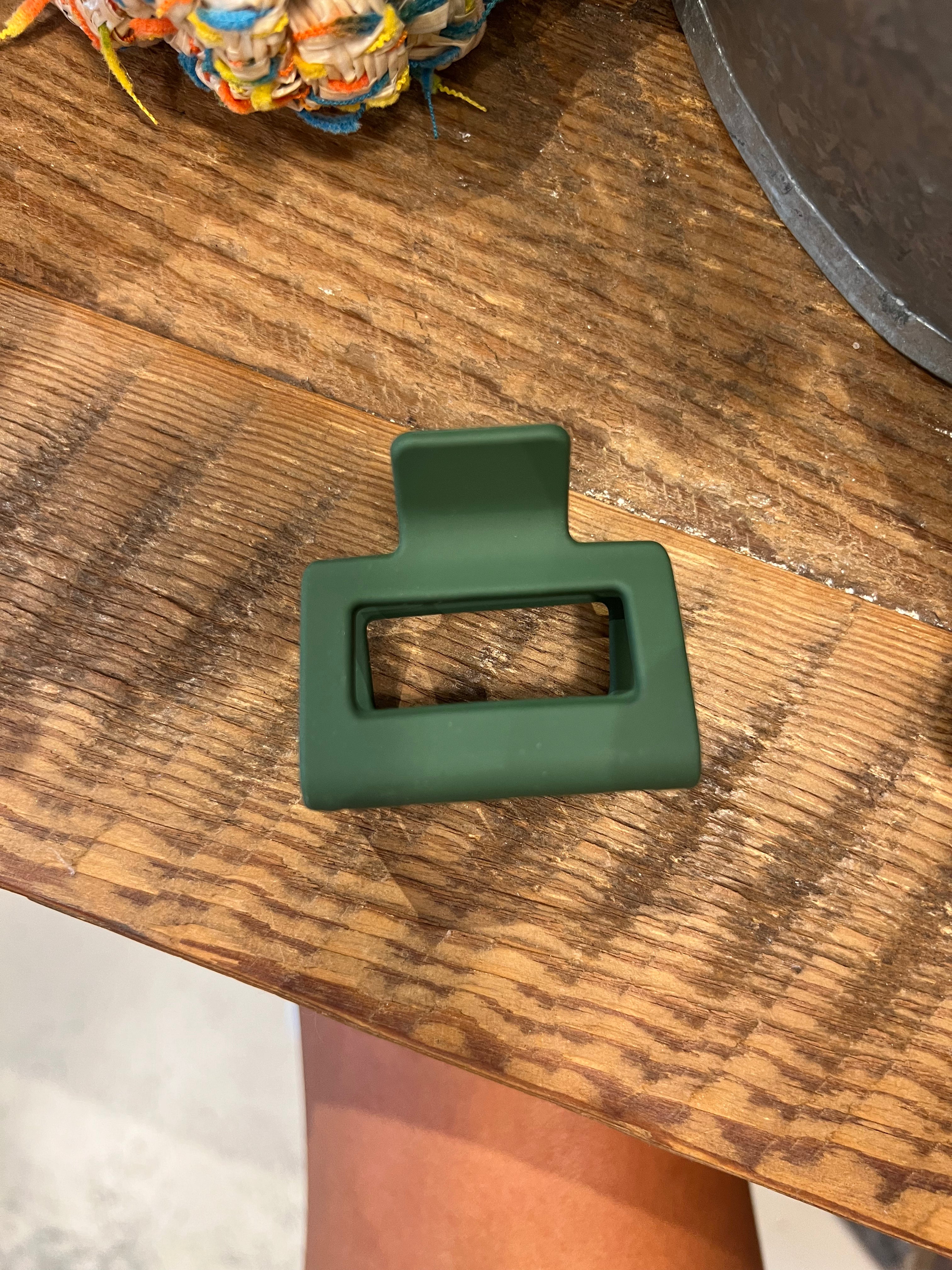 Square Matte Claw Clip