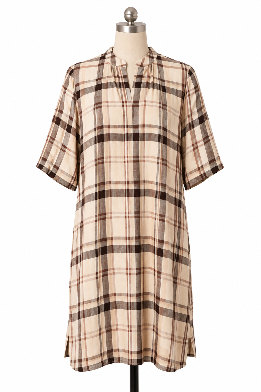 Kallie Plaid Mini Dress