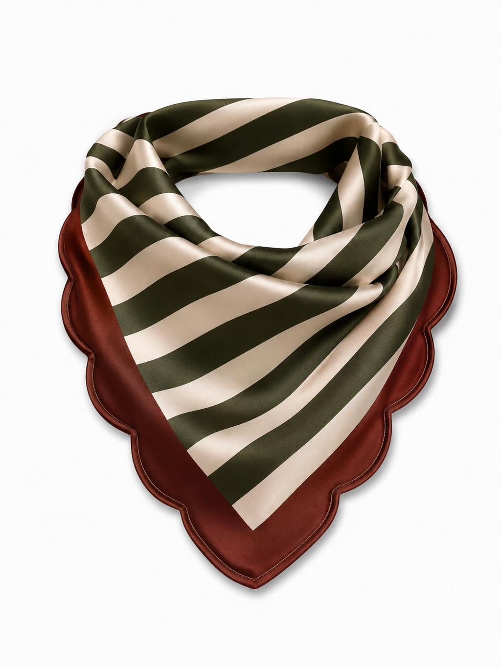 Patterned Silk Scarf