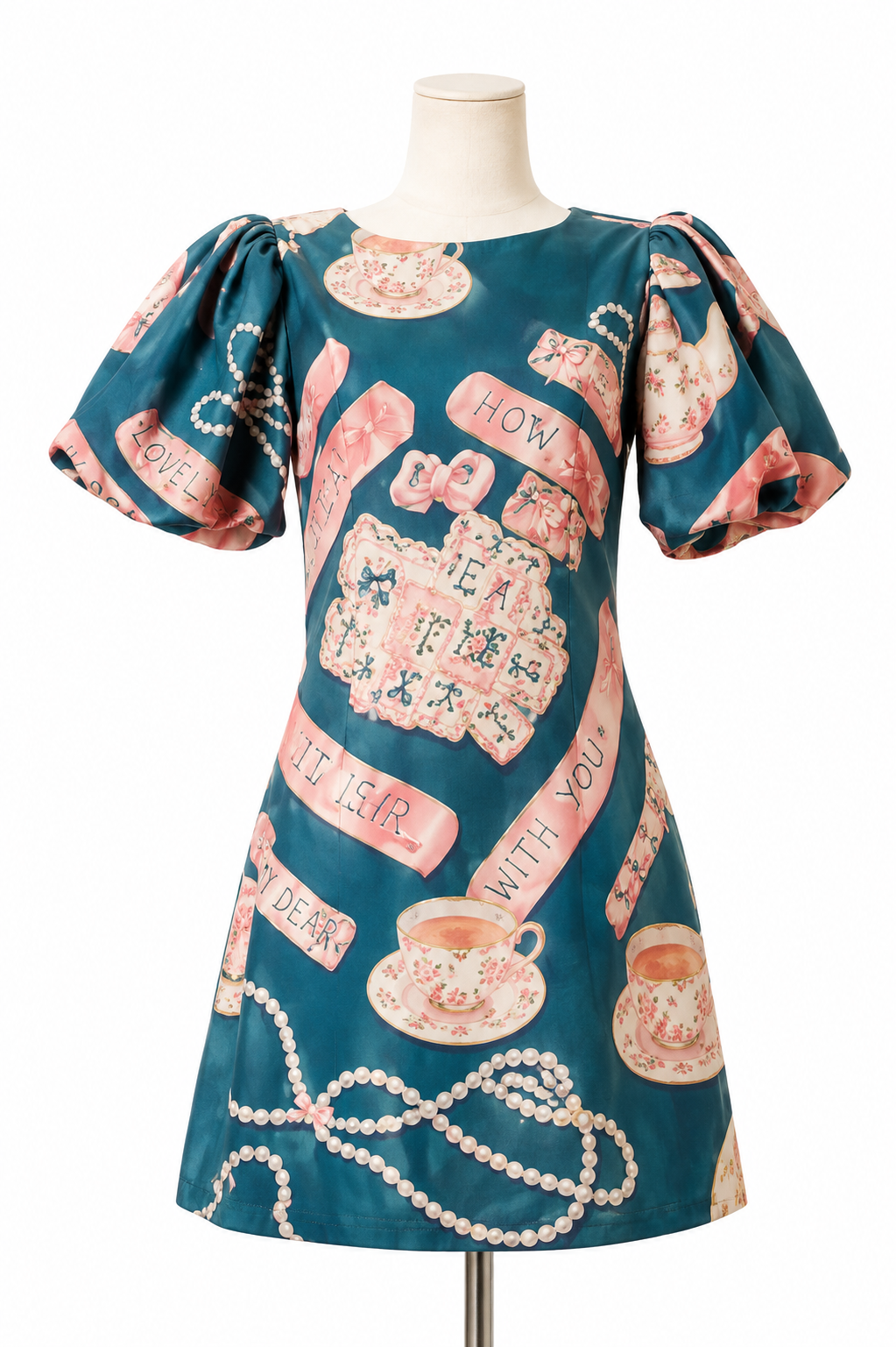 Tea Room Charm Mini Dress