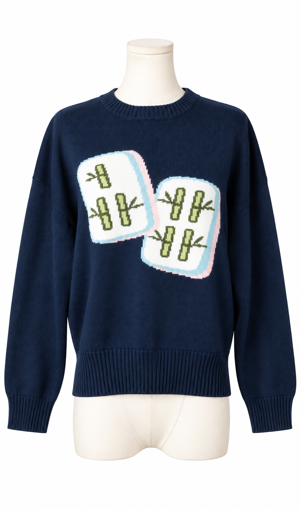 Mahjong Tile Knit Sweater