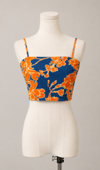 Solene Floral Crop Top