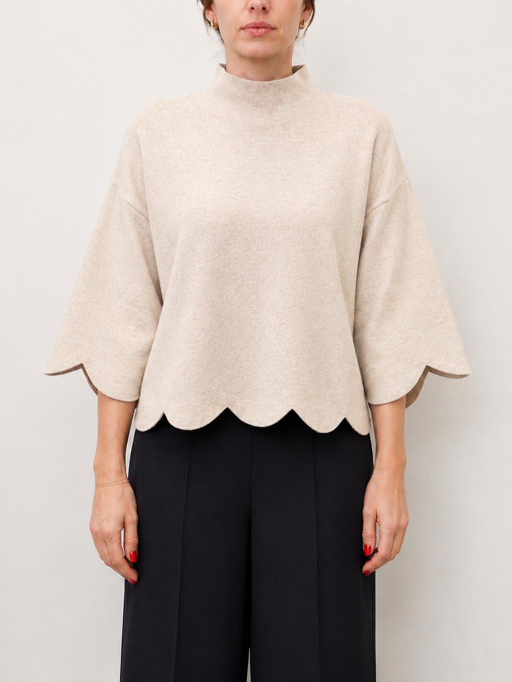 Ruby Wavecrest Hem Top