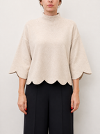 Ruby Wavecrest Hem Top
