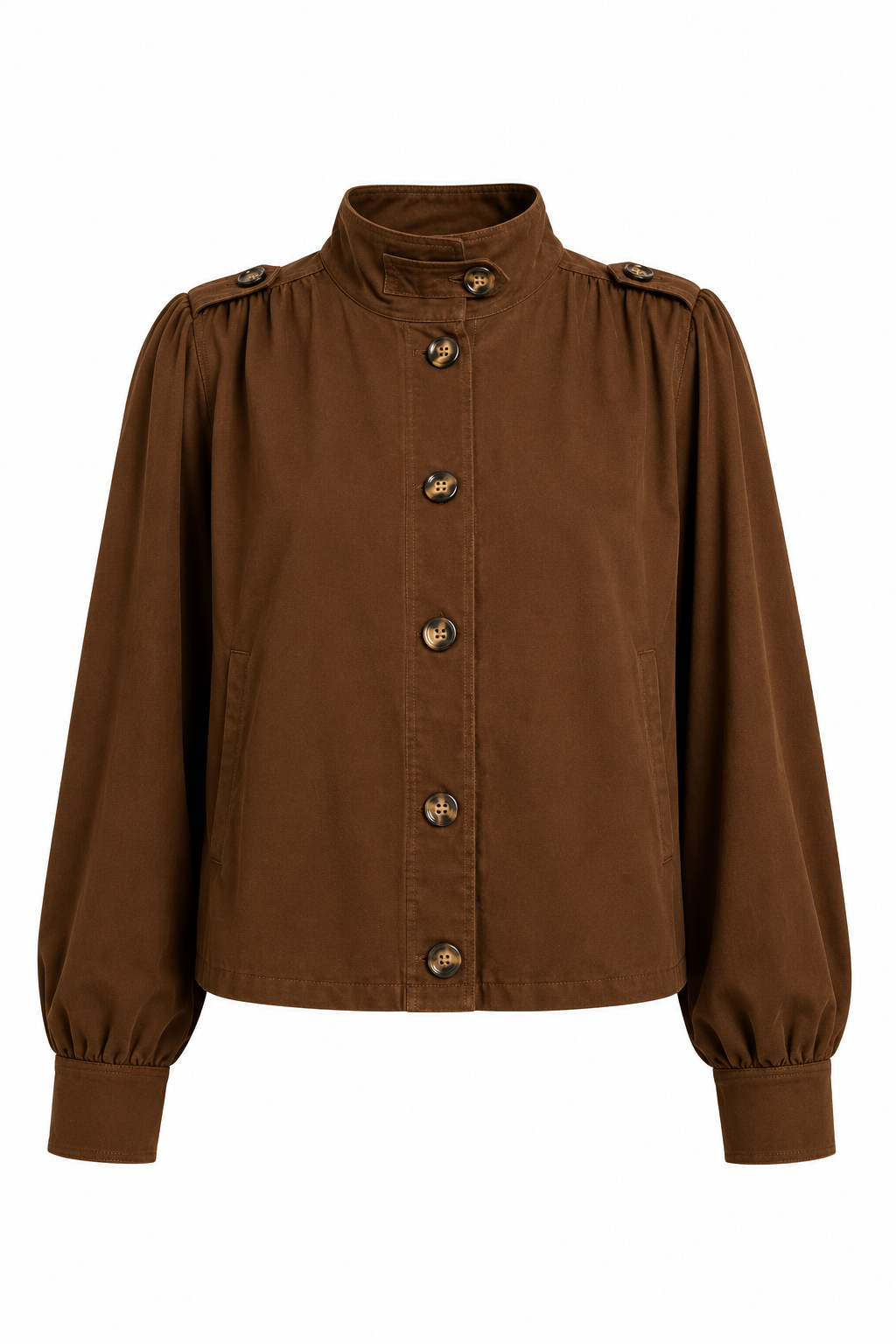 Structured Detail Button Jacket