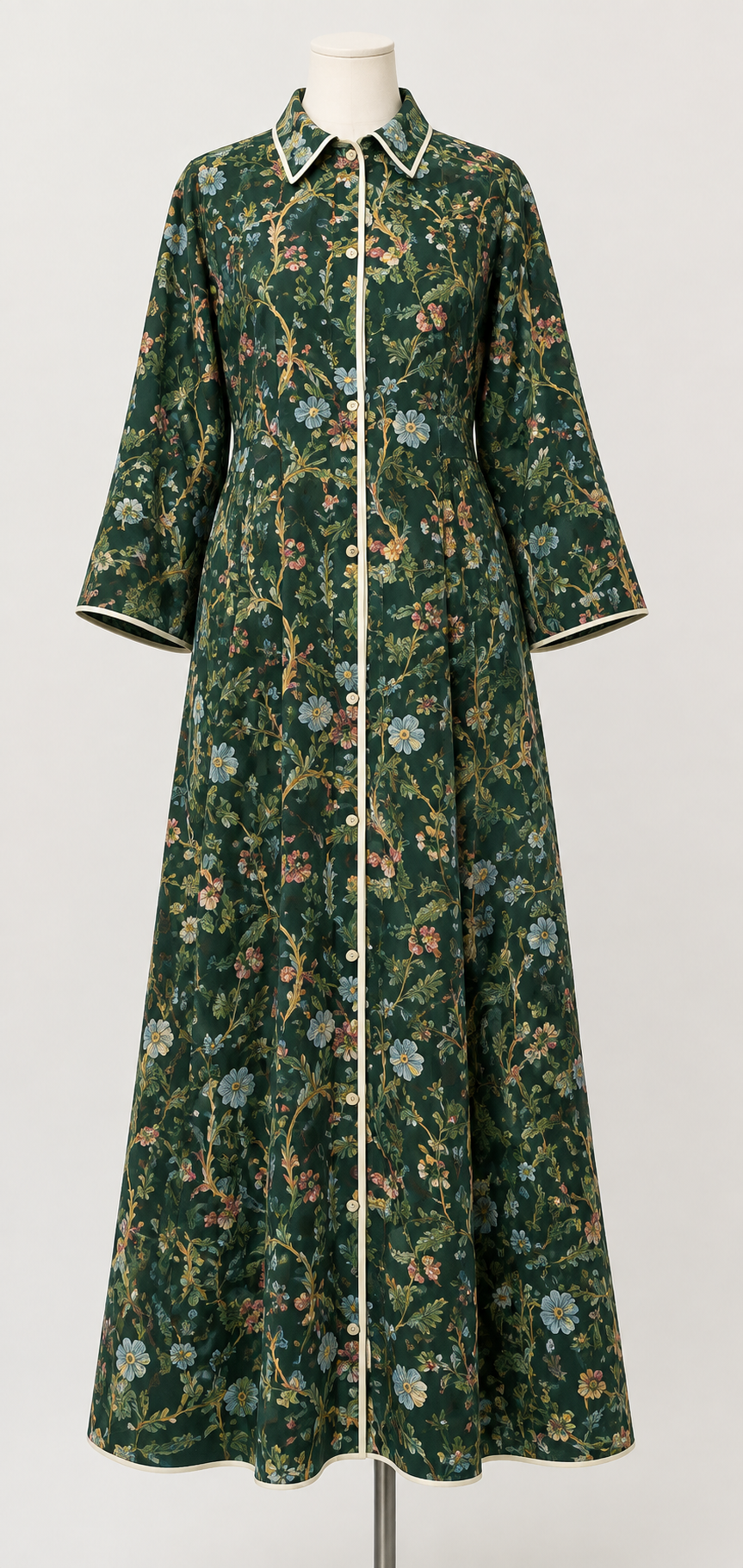 Verdant Bloom Maxi Dress