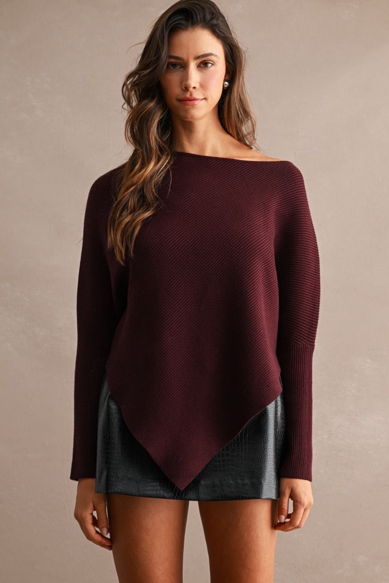 Charlie Ribbed Knit Sweater