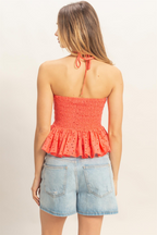 Vacation Peplum Top