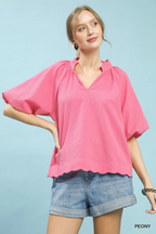 Floria V-Neck Top