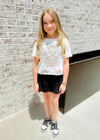 Tween Smocked Ruffle Skirt