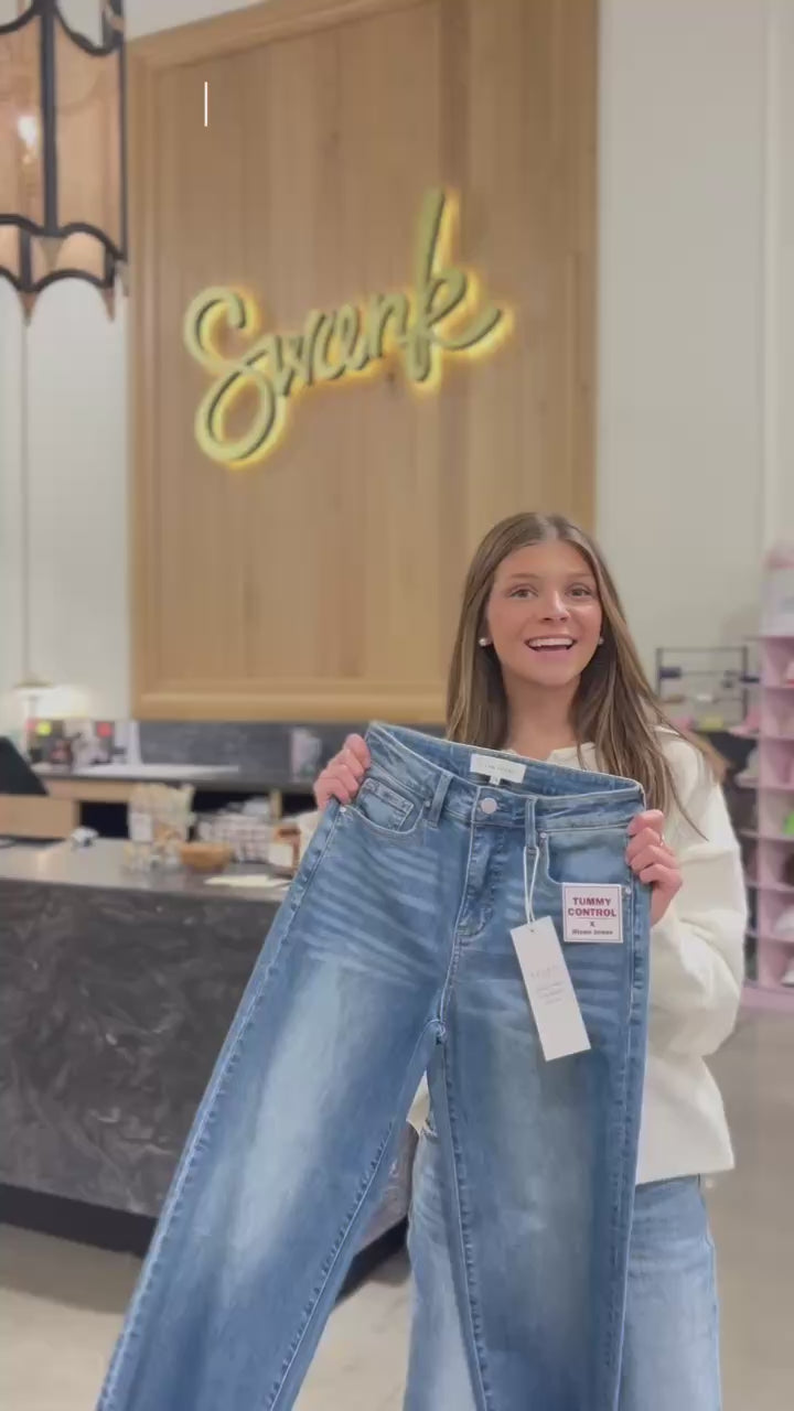 Gabby Tummy Control Wide Leg Jeans