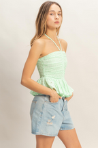 Vacation Peplum Top