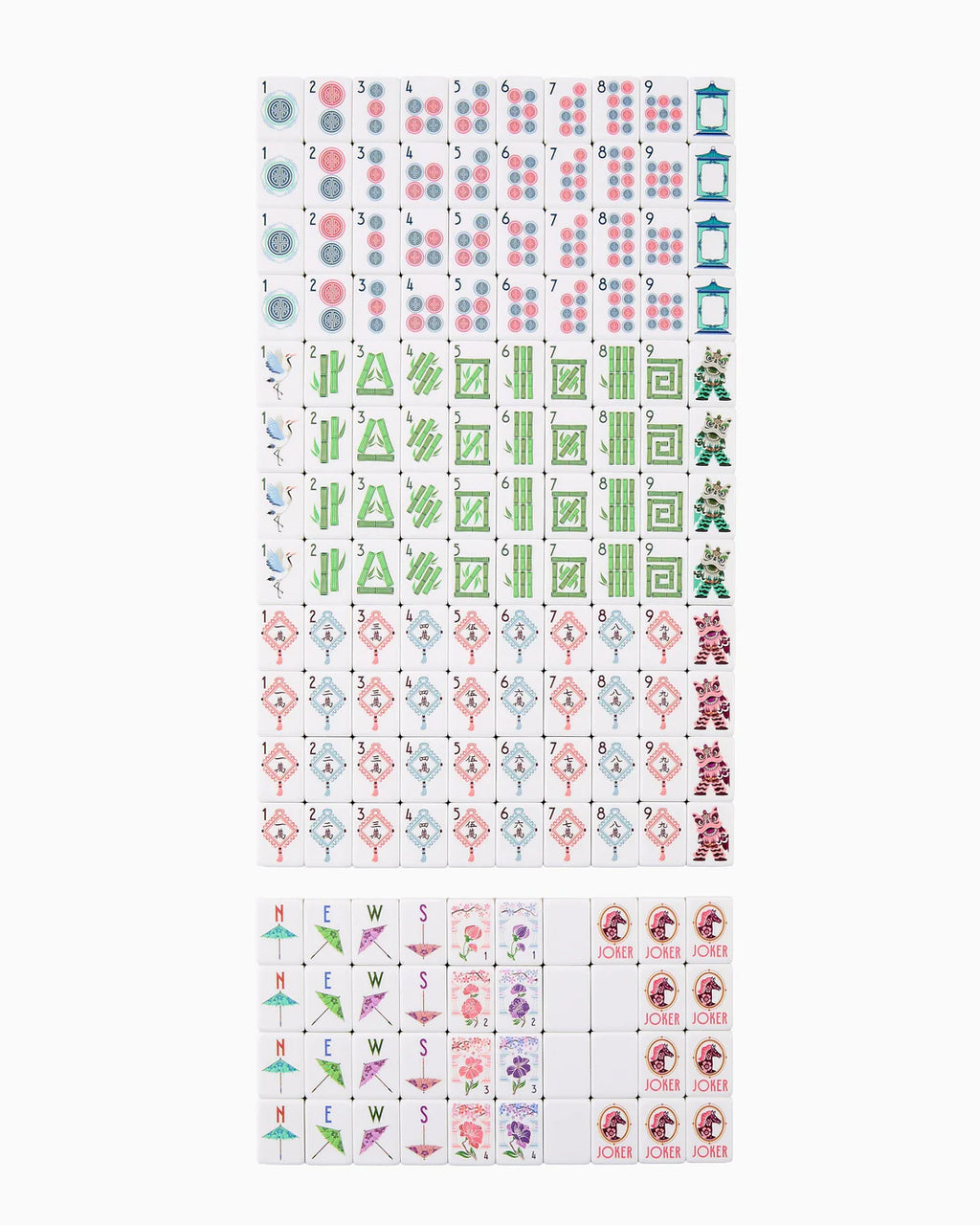 Solara Mahjong Tiles