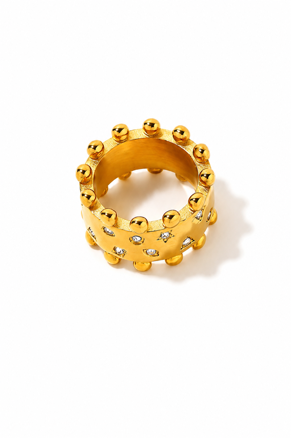 Odette Geometric Zirconia Rings