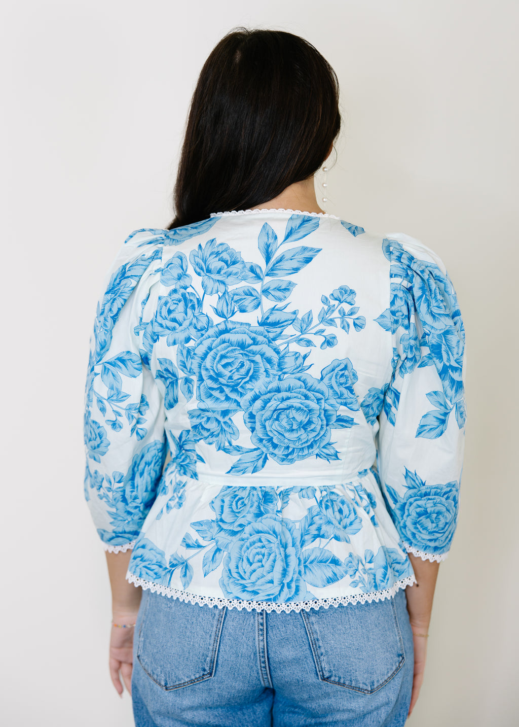 Ana Floral Puff Sleeve Blouse