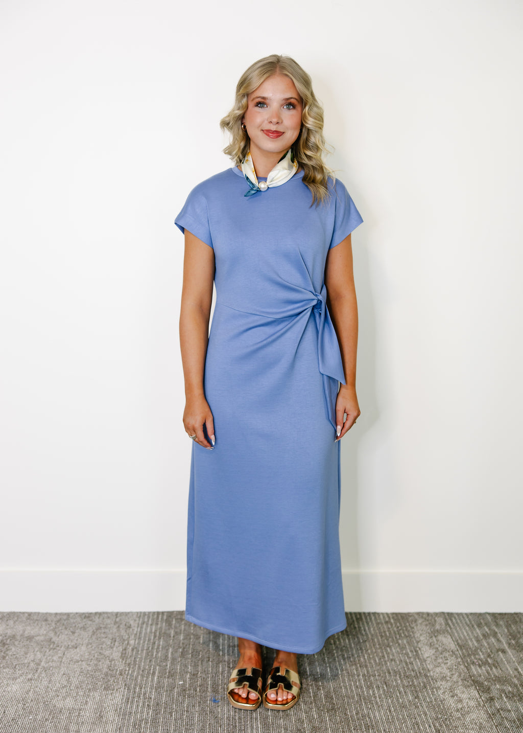 Seraphina Tie Waist Midi Dress