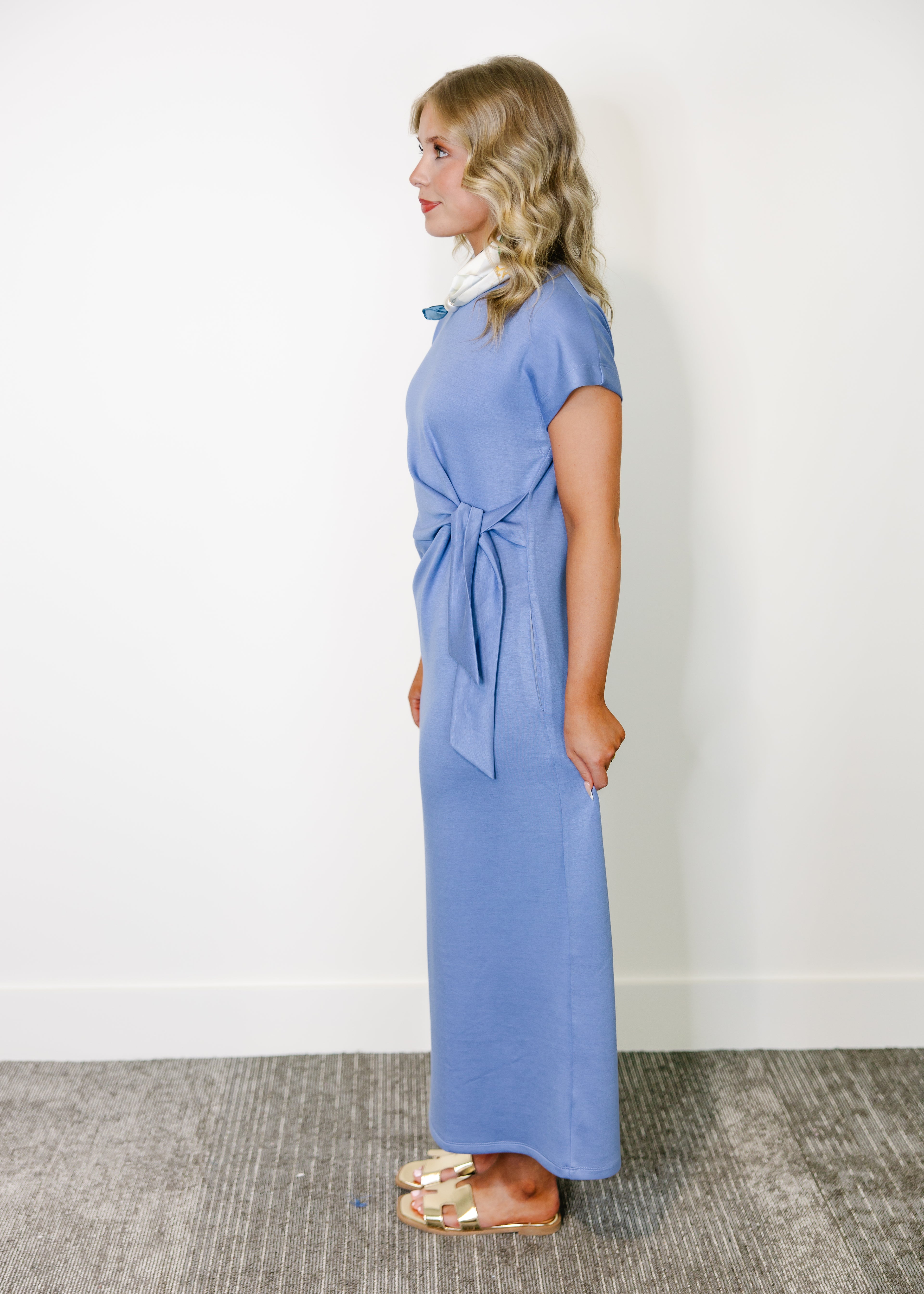 Seraphina Tie Waist Midi Dress