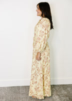 Carolyn Floral Belted Maxi Dress
