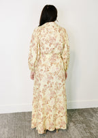 Carolyn Floral Belted Maxi Dress