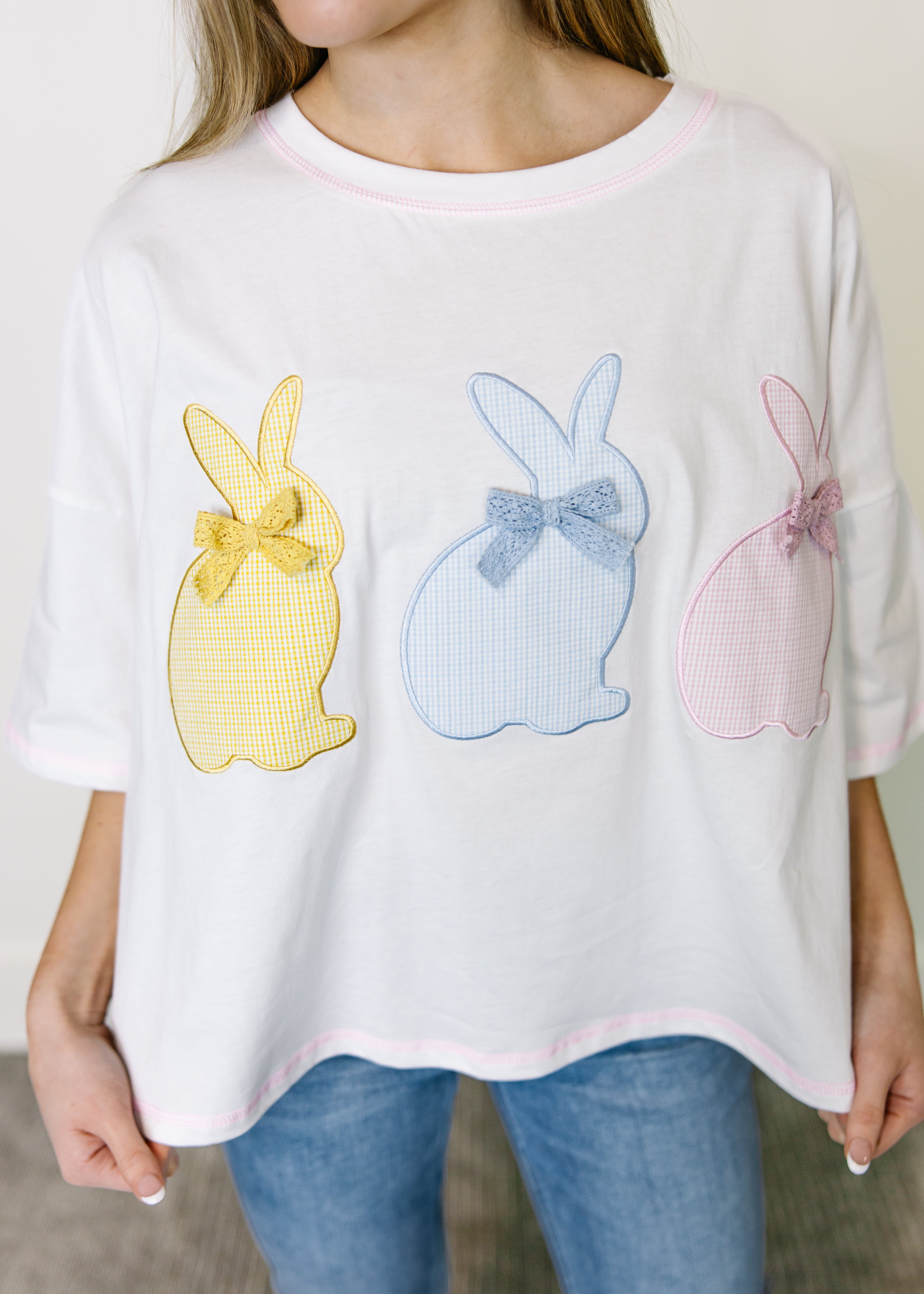 Bunny Appliqué Lounge Tee