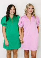 Thalia Puff Sleeve Mini Dress