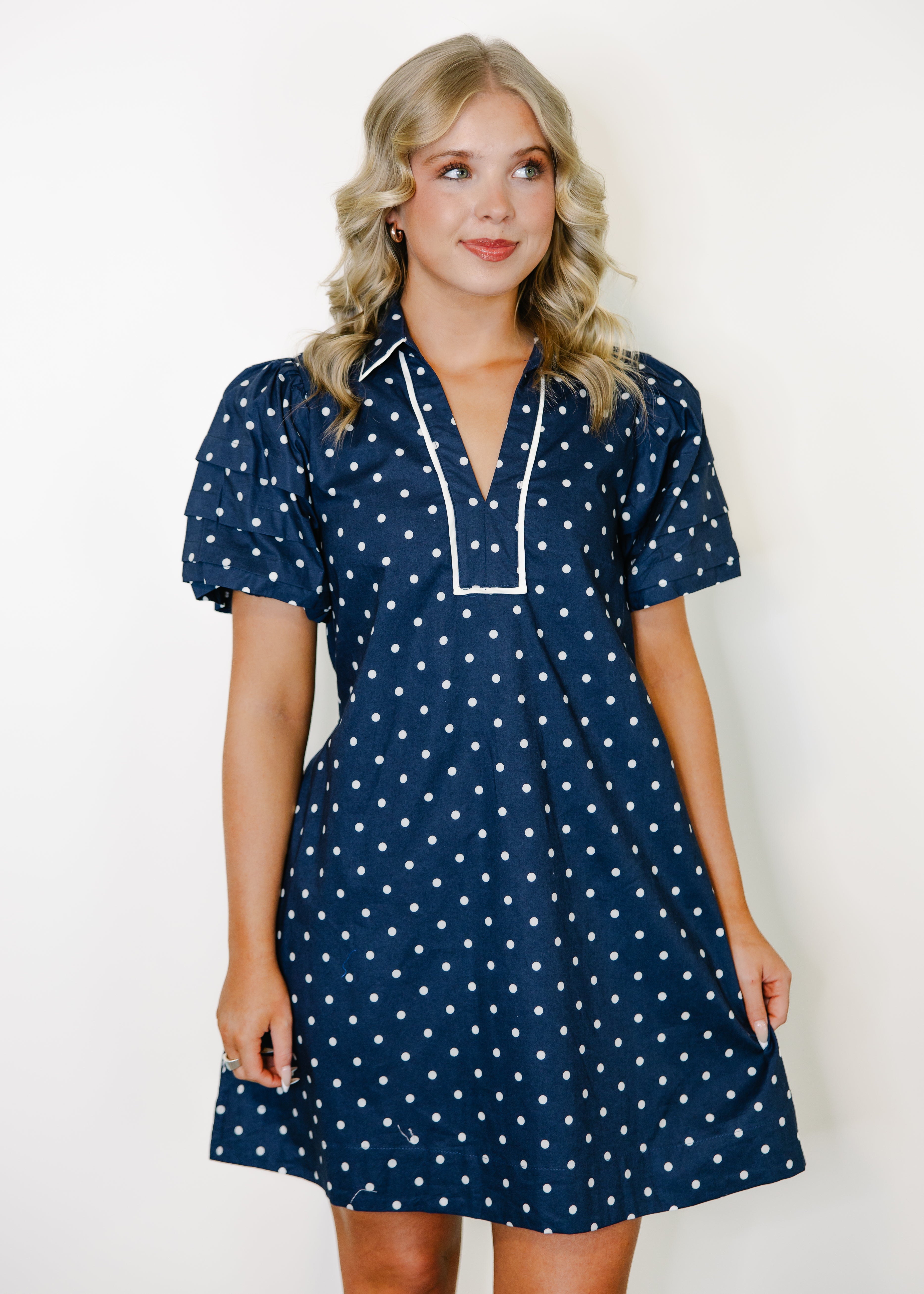 Sienna Puffed Sleeve Mini Dress