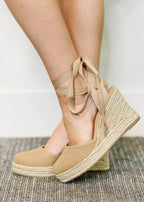 Espadrille Lace Up Wedges