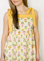 Delphine Meadow Sleeveless Midi Dress