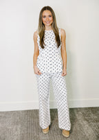 Amelia Wide Leg Polka Dots Pants