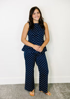 Amelia Wide Leg Polka Dots Pants
