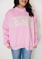 Jesus Camo Embroidered Mock Neck