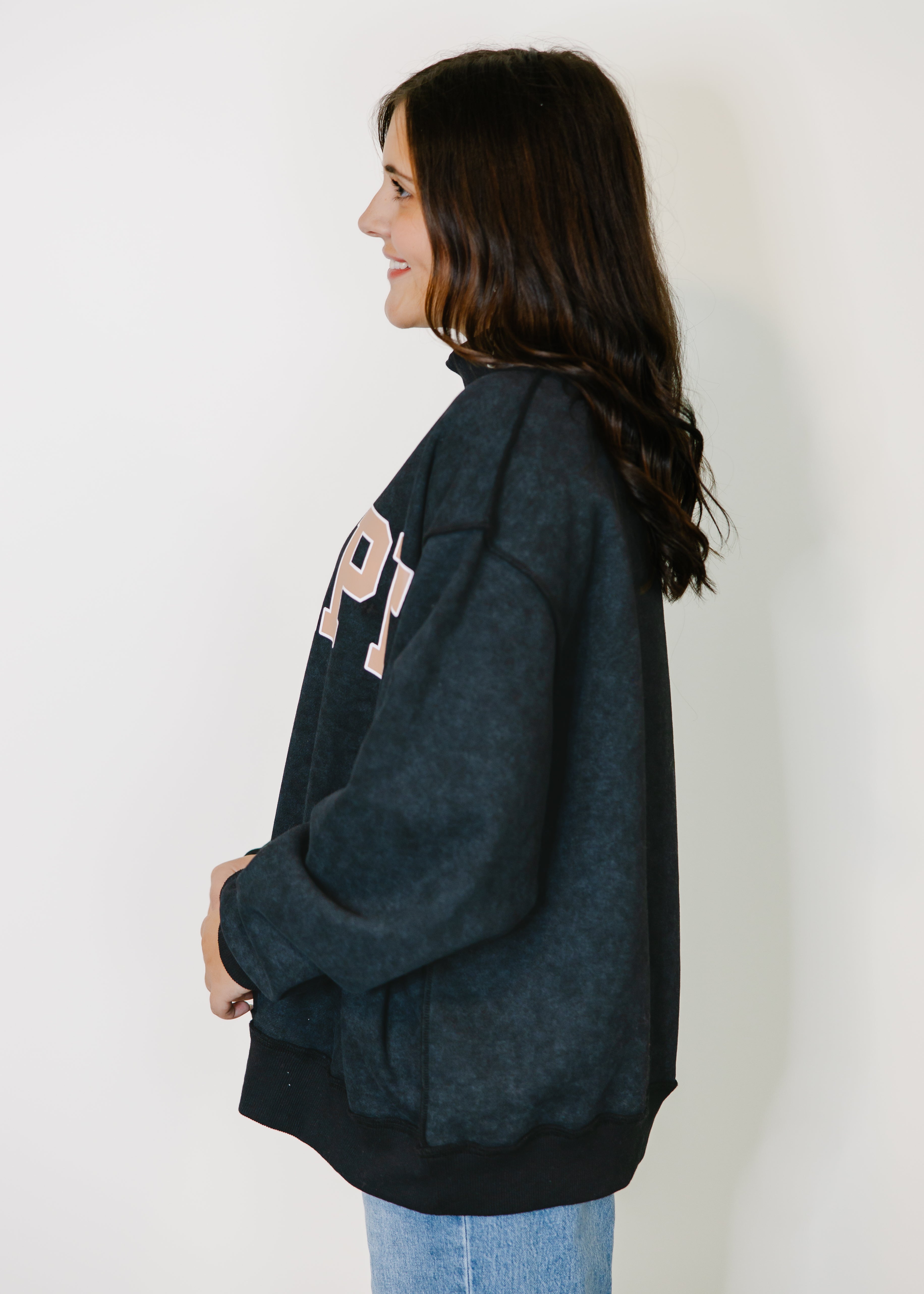 ESCAPE Mock Neck Sweatshirt