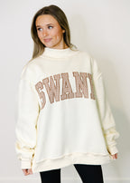Swank Mock Neck Sweatshirt