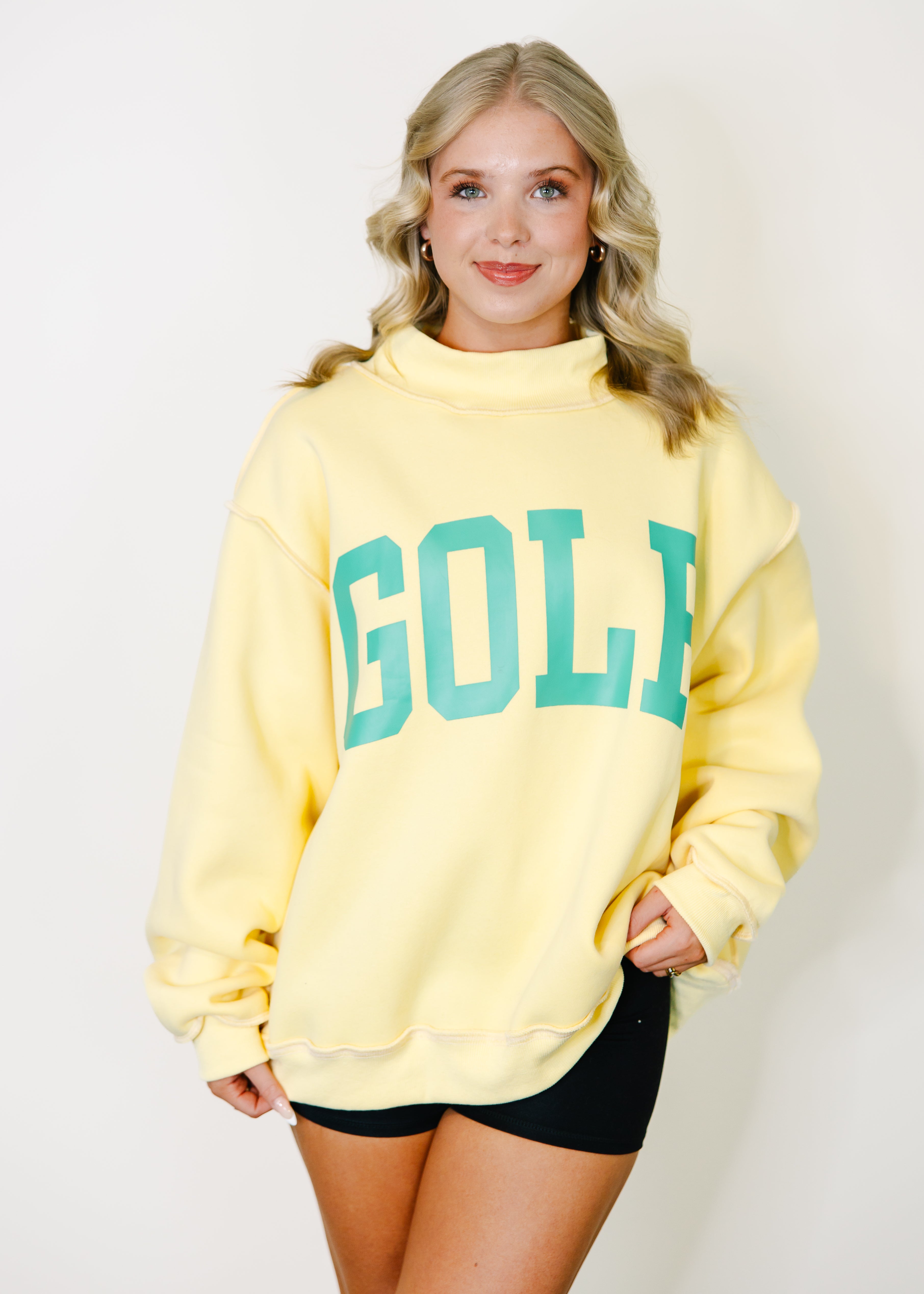 GOLF Mock Neck Sweatshirt – The Swank Company