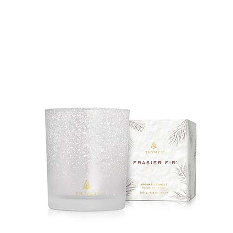 Frasier Fir Flocked Votive Candle