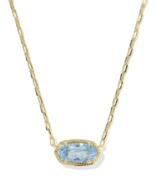 Mini Elisa Gold Satellite Short Pendant Necklace