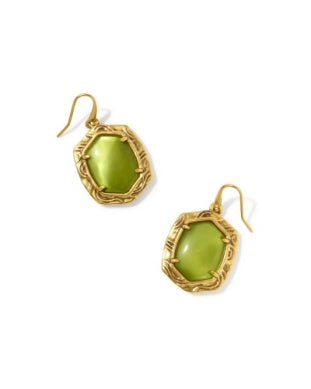 Tiger Striped Daphne Drop Earrings
