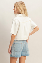 Boxy Denim Top